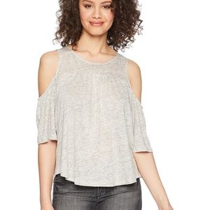 BB Dakota Oliana Cold Shoulder Knit Top Medium